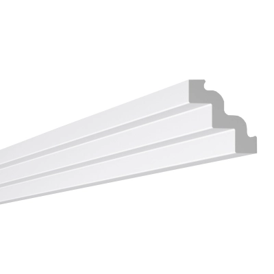 2 Meter ST3 NOMASTYL® 75x75mm Deckenleiste Stuckleiste Wandleiste NMC